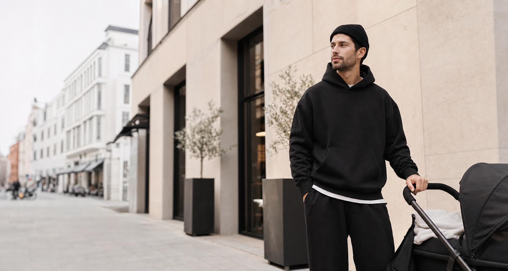 Moderner Streetwear Platzhalter fuer Vaterstueck